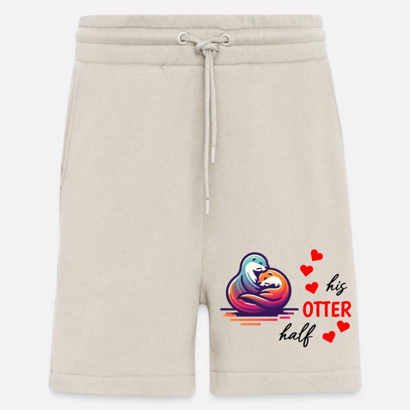 Otter half liebe geschenk - Shorts - made by SPREAD - WARM CLAY