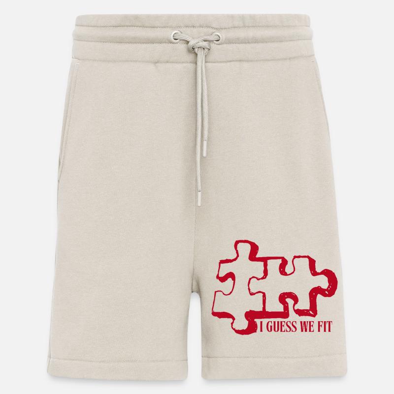 Puzzlestücke - Shorts - made by SPREAD - WARM CLAY