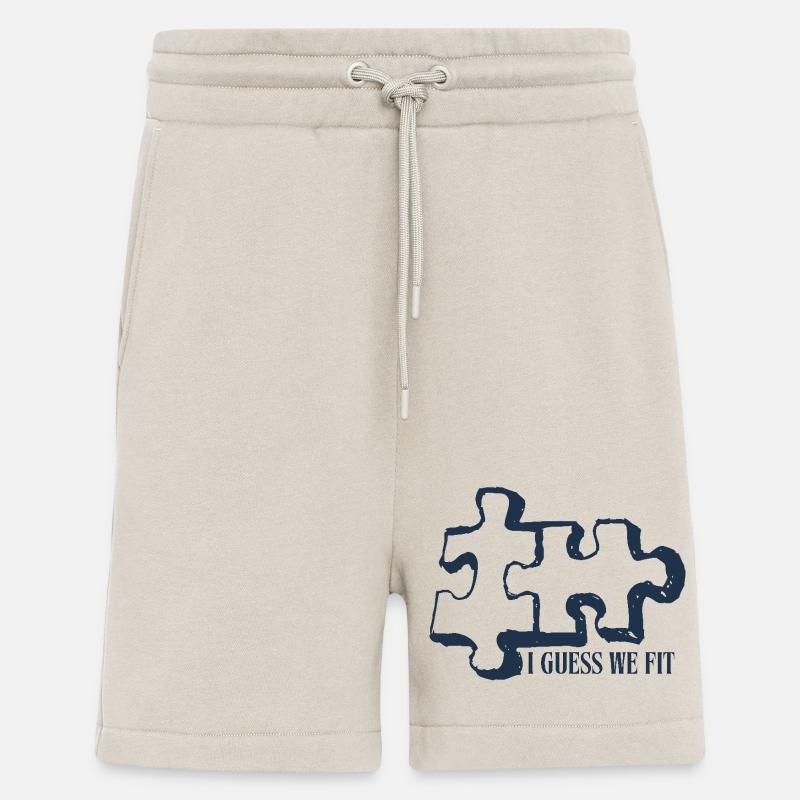 Puzzlestücke - Shorts - made by SPREAD - WARM CLAY