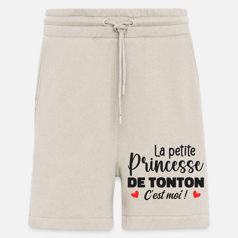 La petite princesse de tonton - Short bio décontracté fabriqué en UE - WARM CLAY