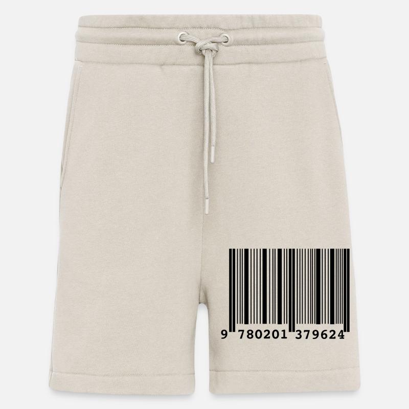 Barcode-Stil - Shorts - made by SPREAD - WARM CLAY