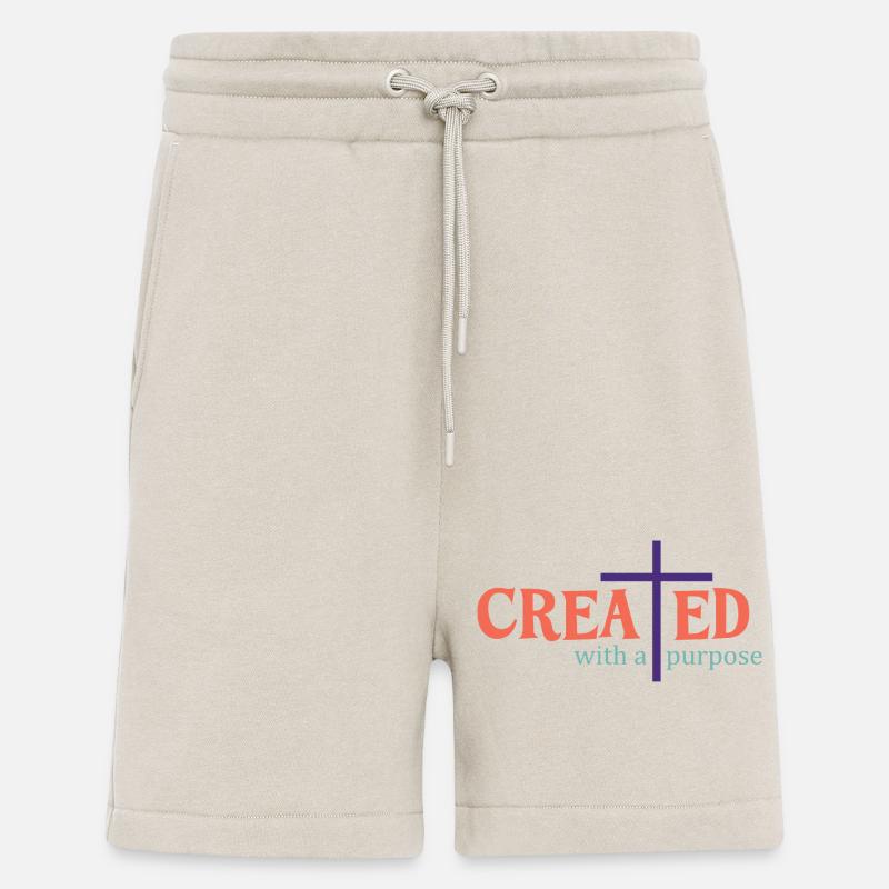 created with a purpose - Shorts - made by SPREAD - WARM CLAY