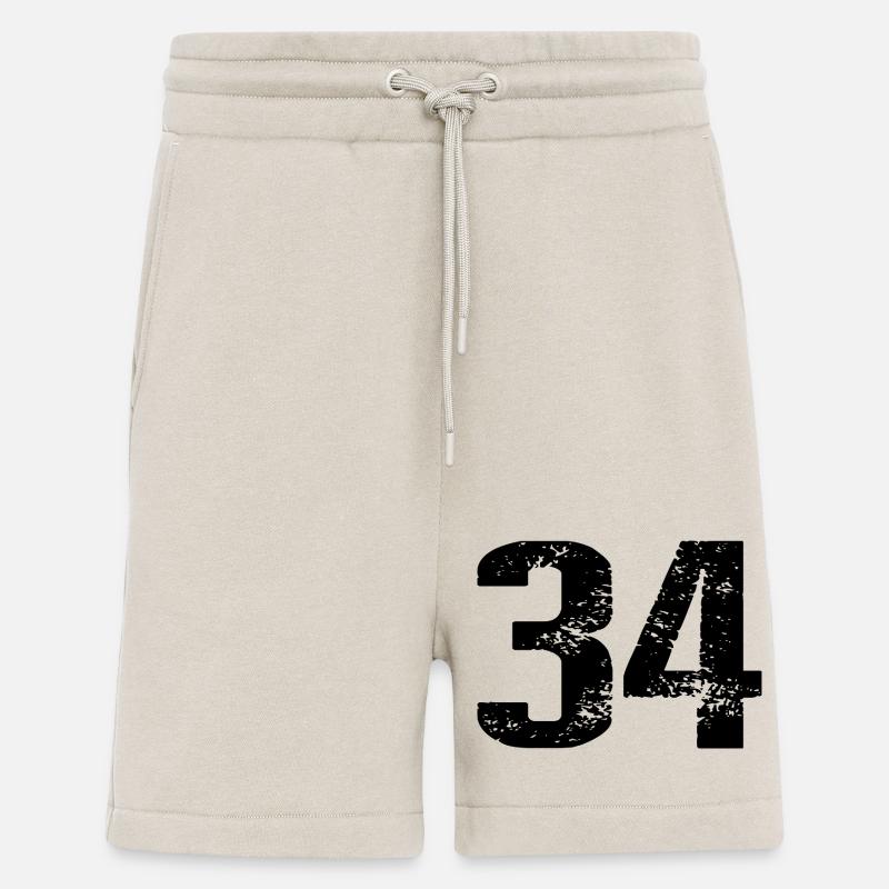 Maillot à 34 numéros - Short bio décontracté fabriqué en UE - WARM CLAY