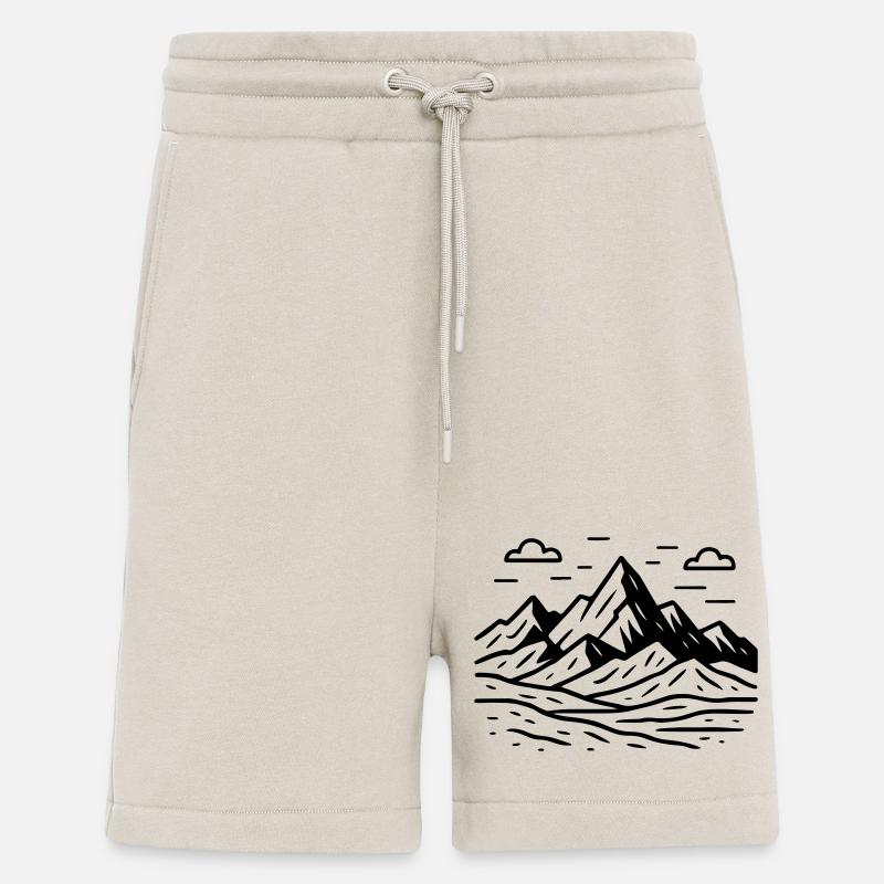Berg Landschaft - Shorts - made by SPREAD - WARM CLAY