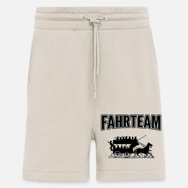 Équipe de conduite en calèche - Short bio décontracté fabriqué en UE - WARM CLAY