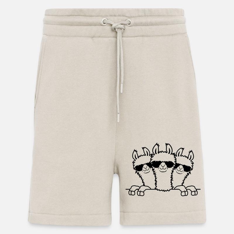 Hinter Mauer Lamas Freunde - Shorts - made by SPREAD - WARM CLAY