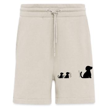 Family well-behaved sitting dogs - Shorts - made by SPREAD - WARM CLAY - Front