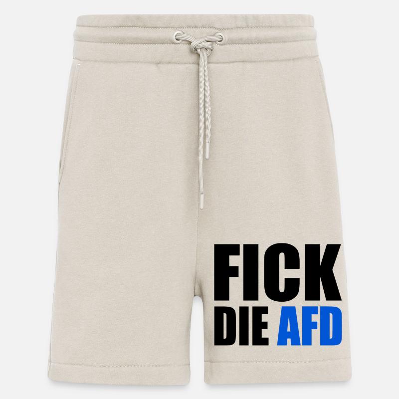 Fick die afd - Shorts - made by SPREAD - WARM CLAY