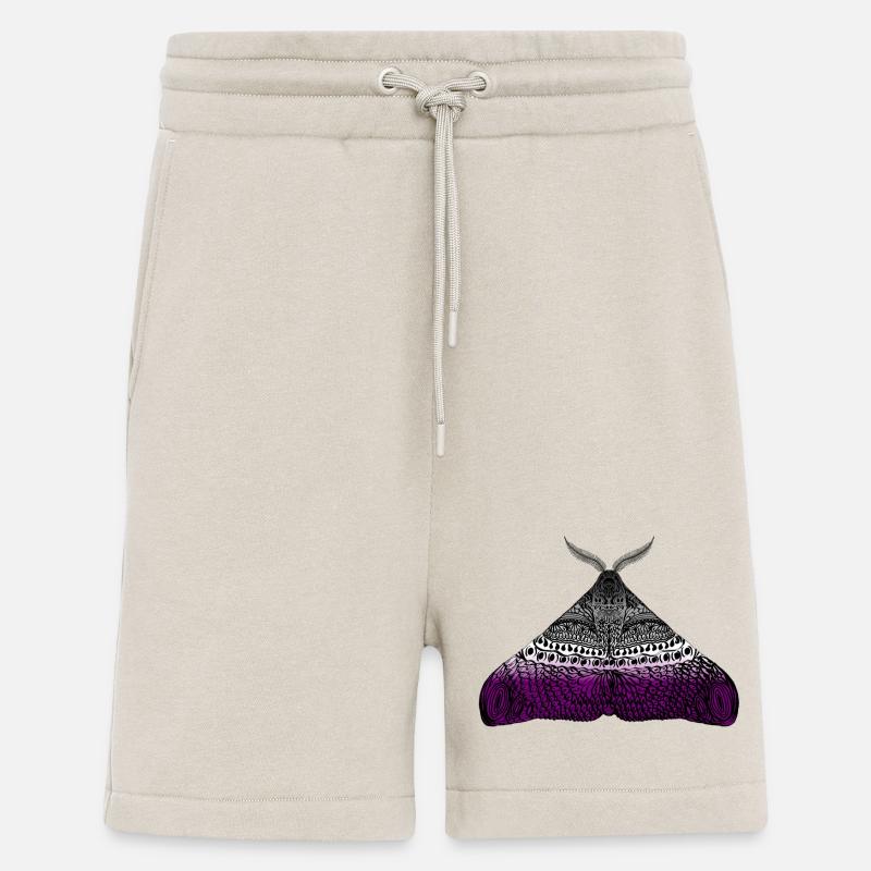 Asexual pride Motte - Shorts - made by SPREAD - WARM CLAY
