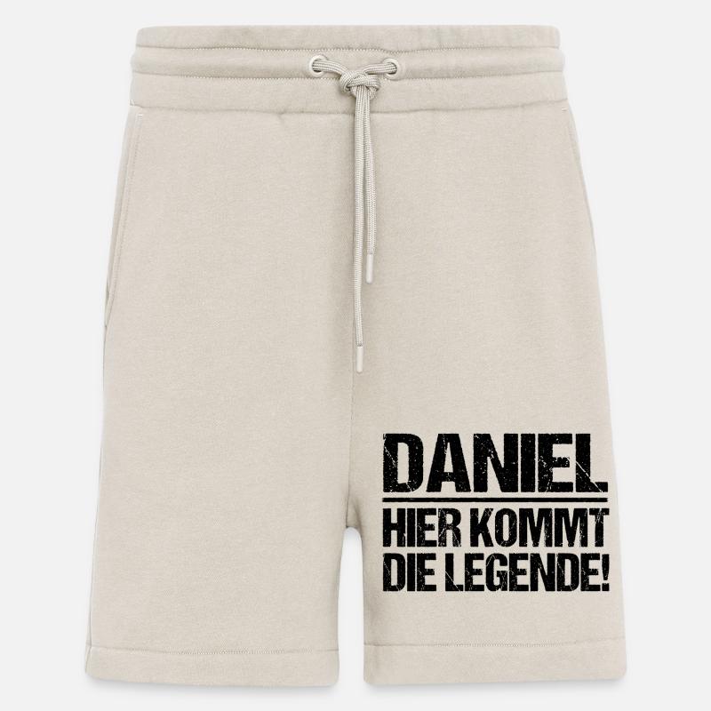 Prénom Daniel - Short bio décontracté fabriqué en UE - WARM CLAY