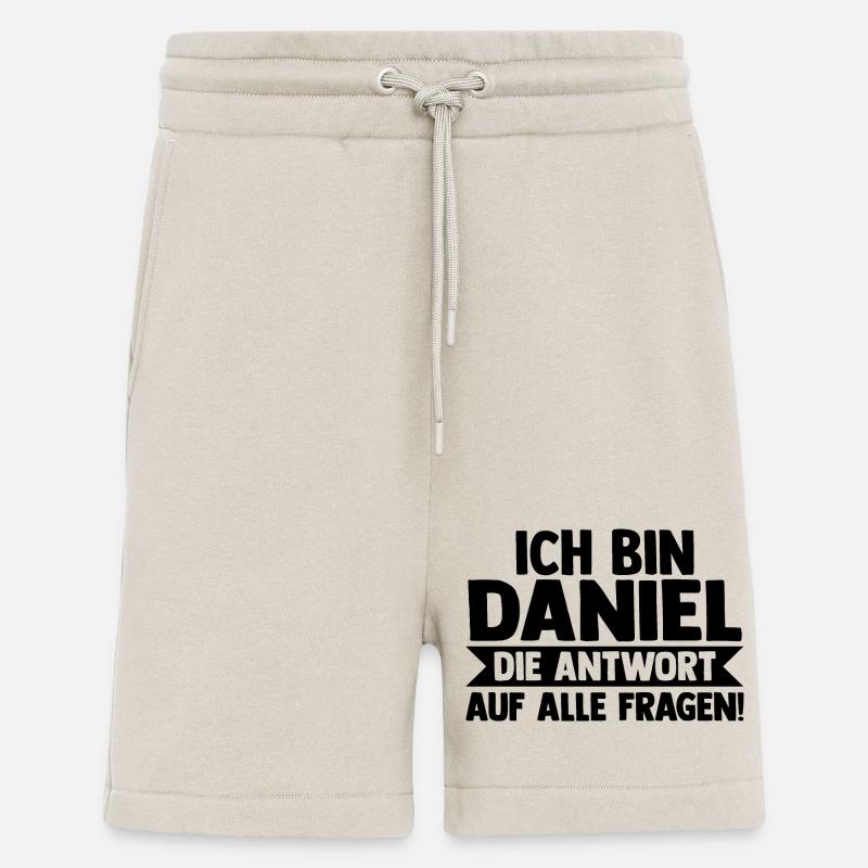 First name Daniel - Shorts - made by SPREAD - WARM CLAY