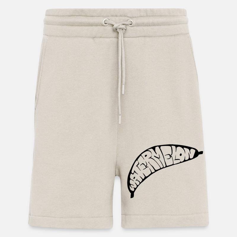 Bananen-Wassermelonen-Graff (Schablone) - Shorts - made by SPREAD - WARM CLAY