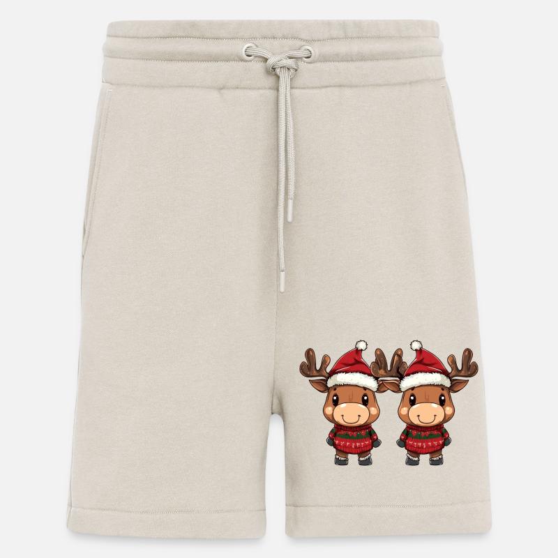 Elch Weihnachten Team - Shorts - made by SPREAD - WARM CLAY