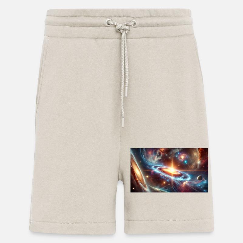 Quasar dans l’Univers - Short bio décontracté fabriqué en UE - WARM CLAY