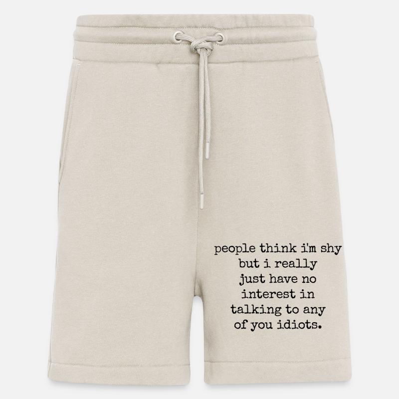 Kein Interesse an Small Talk - Shorts - made by SPREAD - WARM CLAY