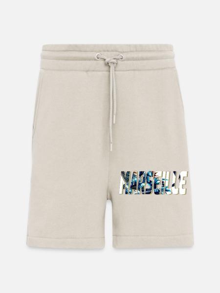 Marseille stylized comic book design - Shorts - made by SPREAD - WARM CLAY