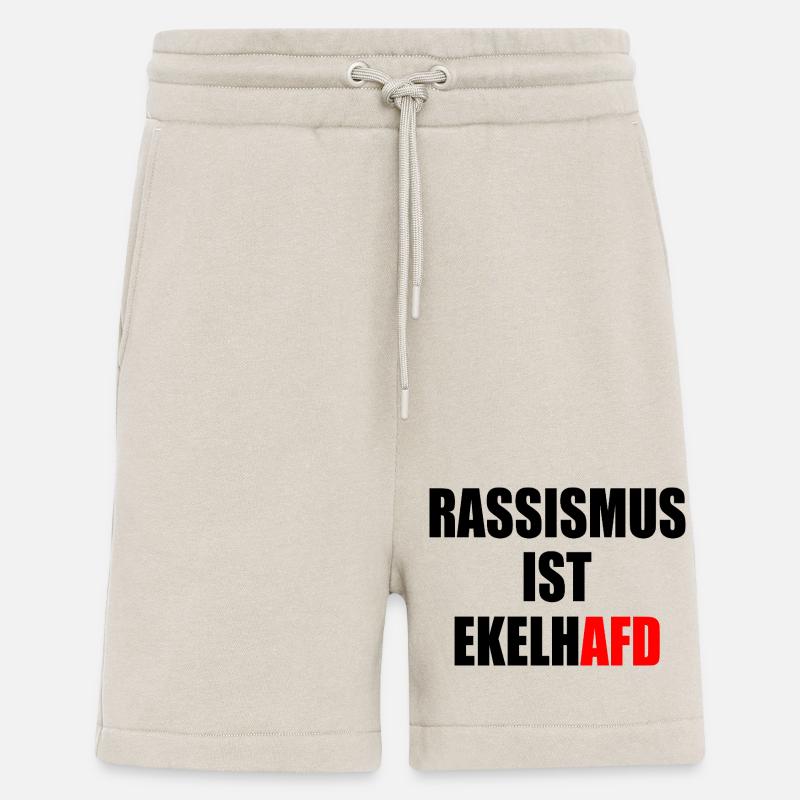 rassismus ist ekelhafd - Shorts - made by SPREAD - WARM CLAY