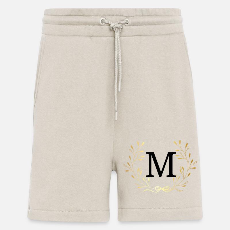 Buchstabe M Goldene Blumenkrone - Shorts - made by SPREAD - WARM CLAY