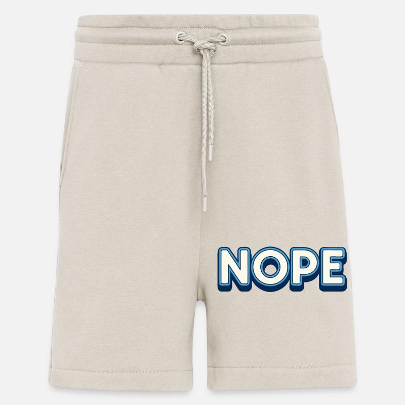 Nope. - Short bio décontracté fabriqué en UE - WARM CLAY
