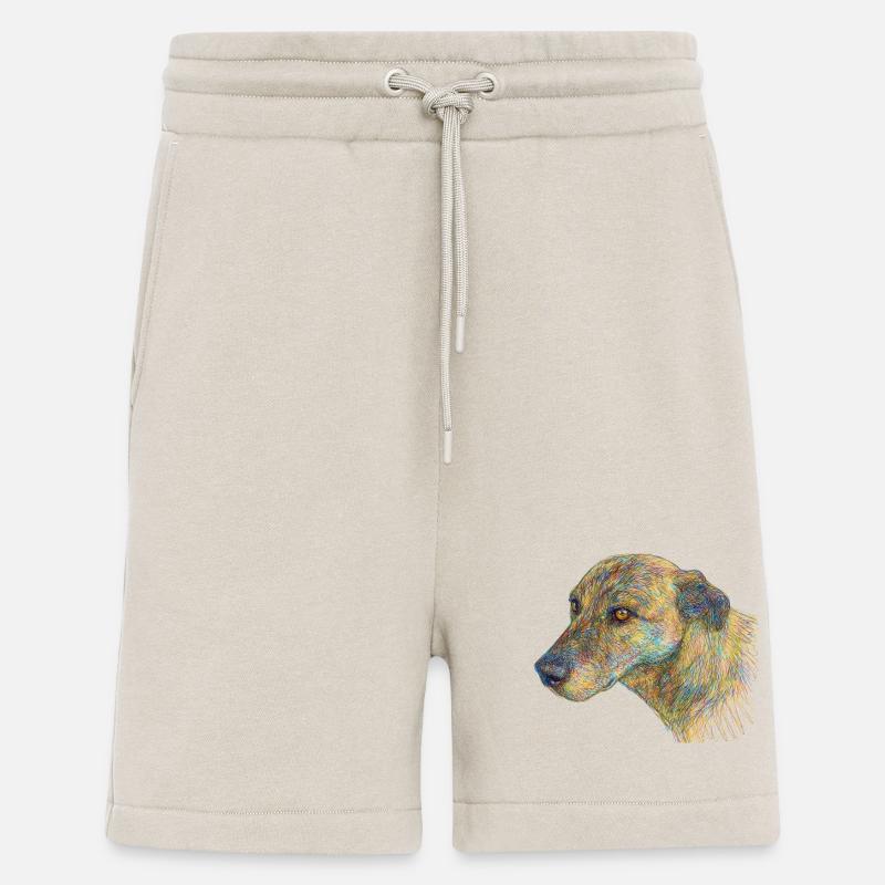 Abstrakter Hund - Shorts - made by SPREAD - WARM CLAY