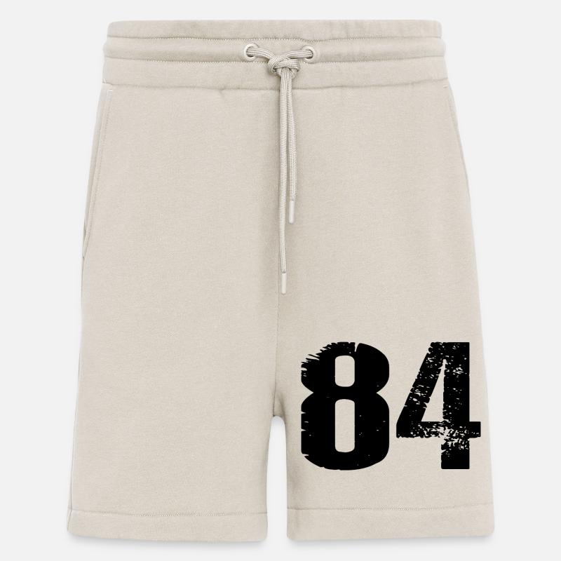 Maillot à numéros 84 - Short bio décontracté fabriqué en UE - WARM CLAY