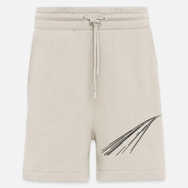 Lignes - Short bio décontracté fabriqué en UE - WARM CLAY