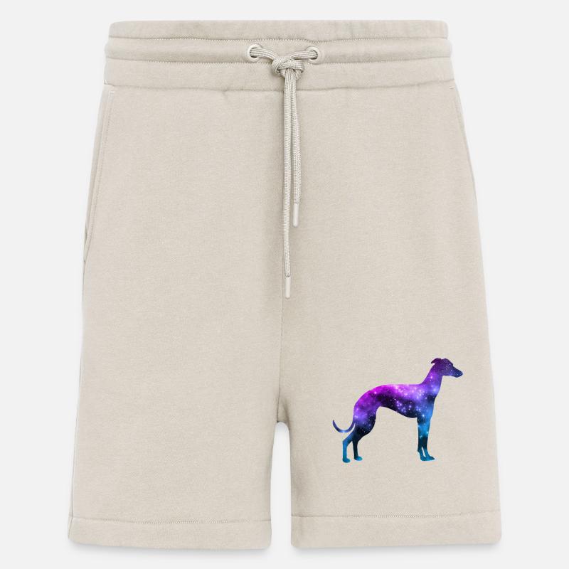 Chien de l'espace - Short bio décontracté fabriqué en UE - WARM CLAY