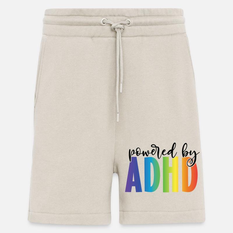 PoweredByADHS - Shorts - made by SPREAD - WARM CLAY