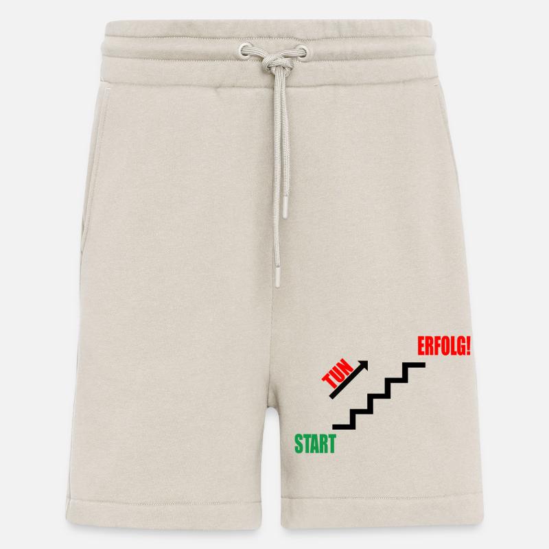Treppe Erfolg durch Tun - Shorts - made by SPREAD - WARM CLAY