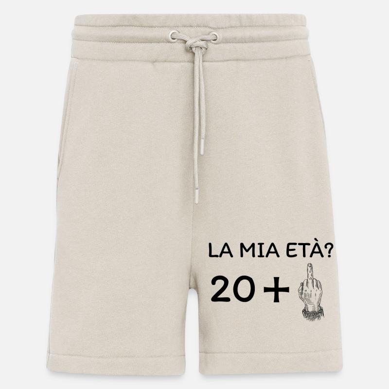 Mon âge 21 ans - Short bio décontracté fabriqué en UE - WARM CLAY