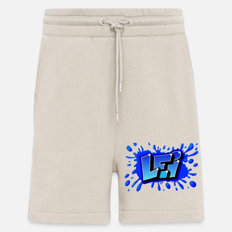 GRAFFITI PRENOM LEI IMPRIMABLE - Short bio décontracté fabriqué en UE - WARM CLAY