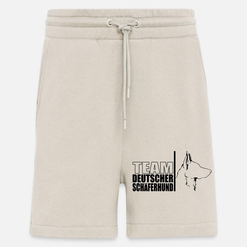 TEAM Deutscher Schäferhund Hunde Wilsigns - Shorts - made by SPREAD - WARM CLAY