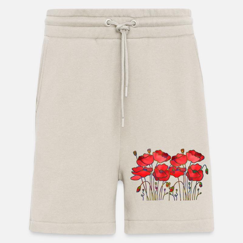 Fleur - Short bio décontracté fabriqué en UE - WARM CLAY