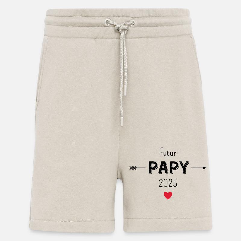 Futur papy 2025 - Short bio décontracté fabriqué en UE - WARM CLAY