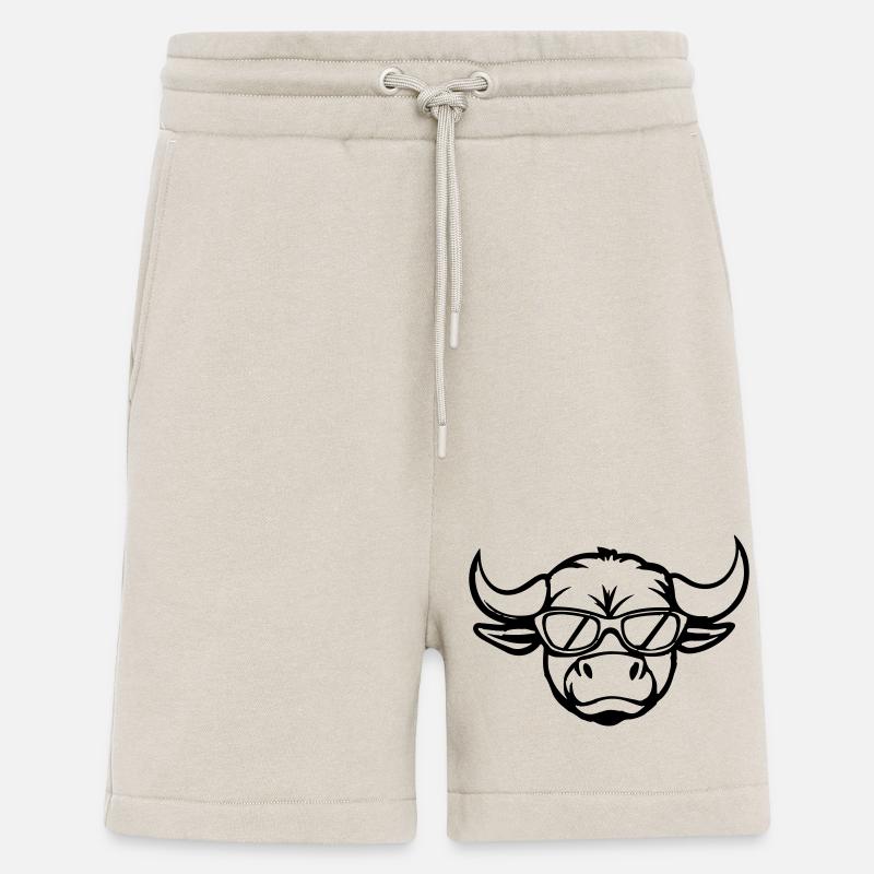stier comic gesicht - Shorts - made by SPREAD - WARM CLAY