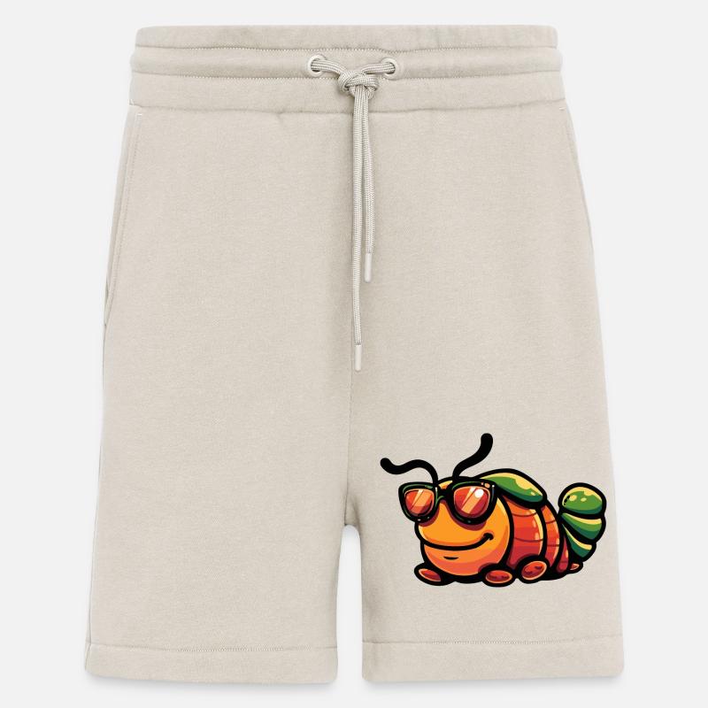 Worm Comic Cool - Shorts - made by SPREAD - WARM CLAY