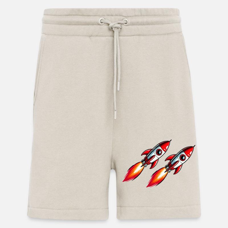 Rocket Comic - Shorts - made by SPREAD - WARM CLAY
