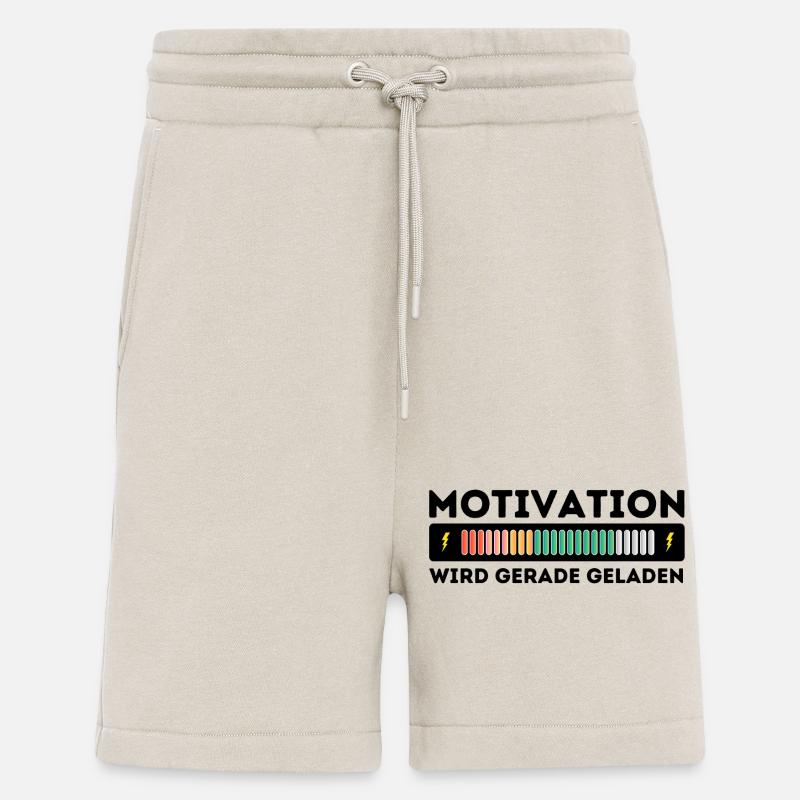 Motivation wird geladen - Shorts - made by SPREAD - WARM CLAY