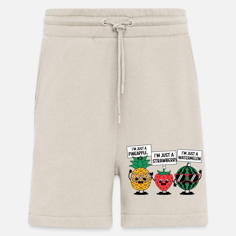 Ich bin nur eine Frucht - Shorts - made by SPREAD - WARM CLAY