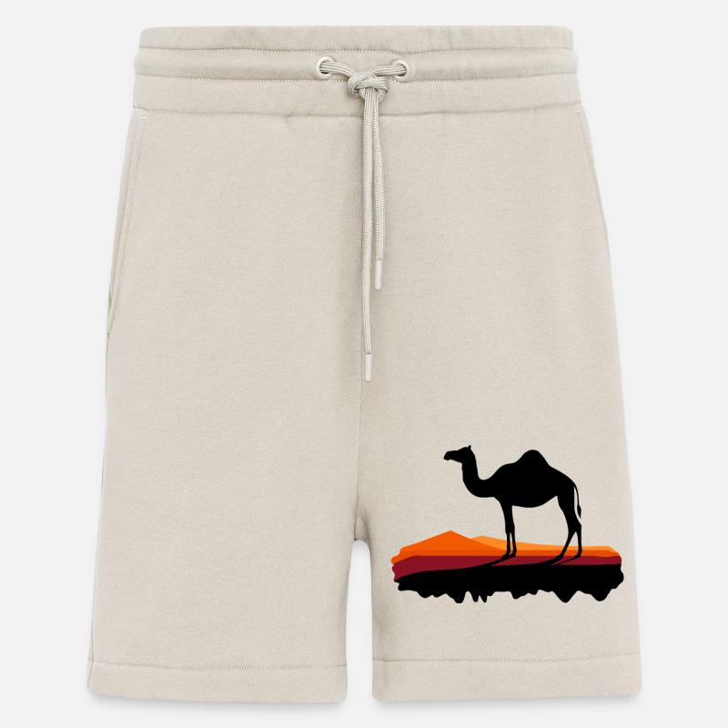 Dromedar im Abendlicht - Shorts - made by SPREAD - WARM CLAY
