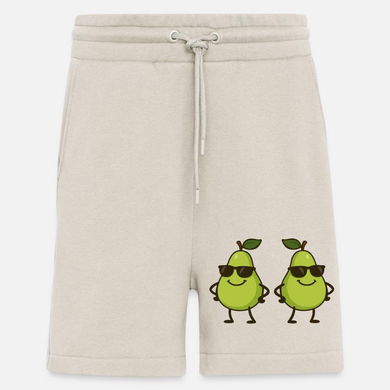 Pear Comic Cool 2 - Shorts - made by SPREAD - WARM CLAY