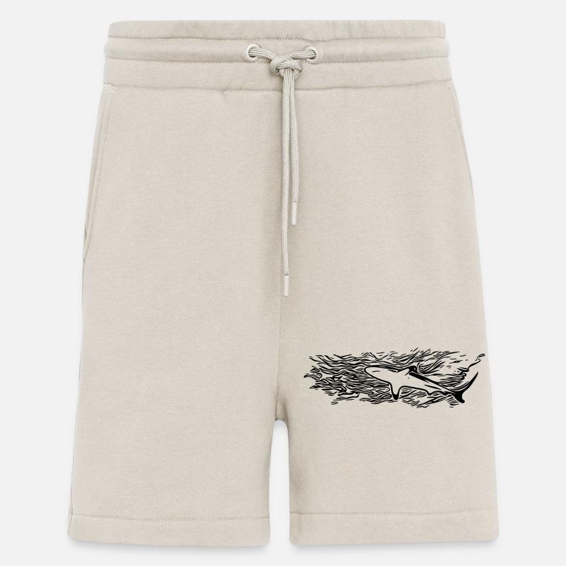 requin - Short bio décontracté fabriqué en UE - WARM CLAY