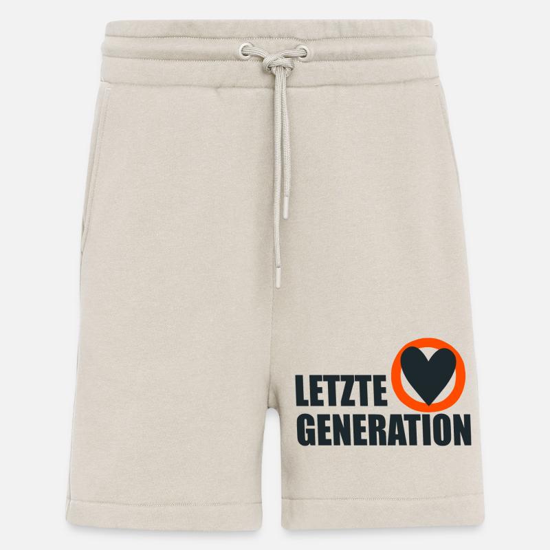 Letzte Generation - Design 4 - Shorts - made by SPREAD - WARM CLAY