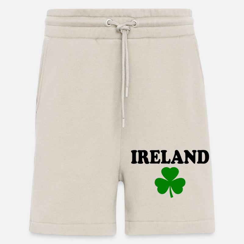 Trèfle d’Irlande - Short bio décontracté fabriqué en UE - WARM CLAY
