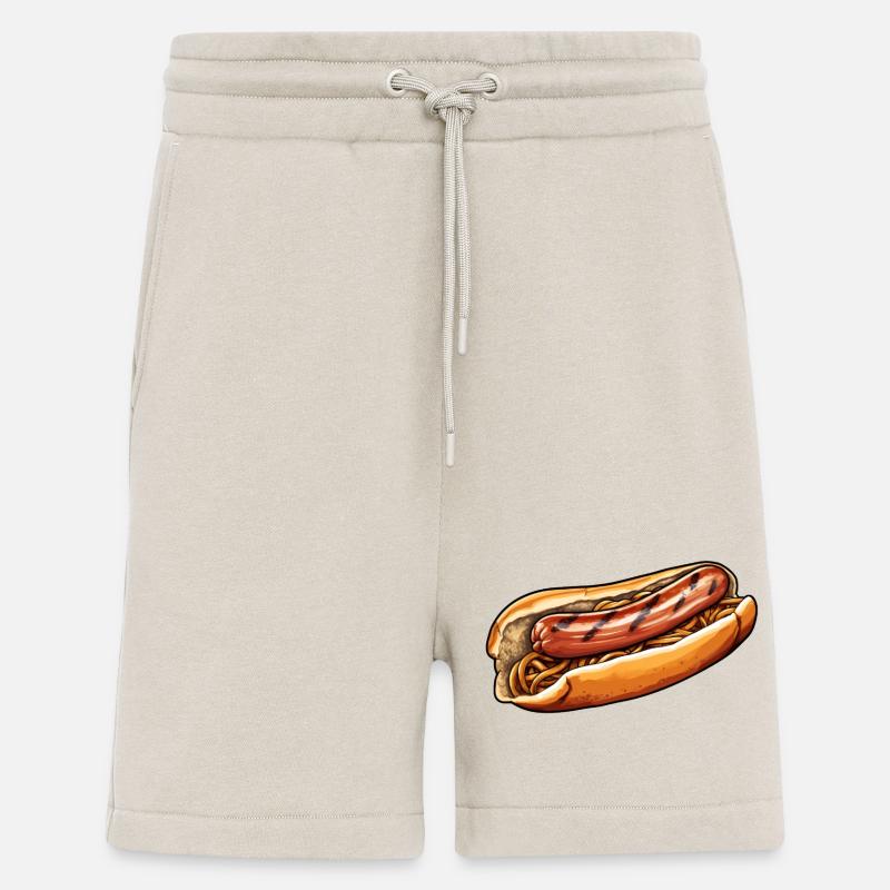 Bratwurst im Brötchen - Shorts - made by SPREAD - WARM CLAY
