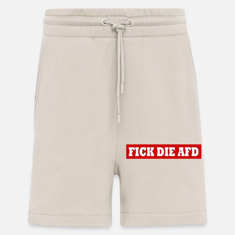 Fick die afd - Shorts - made by SPREAD - WARM CLAY