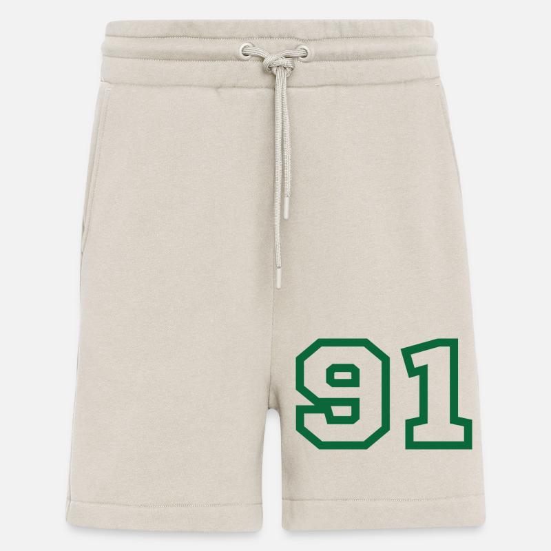 Numéro 91 sport - Short bio décontracté fabriqué en UE - WARM CLAY