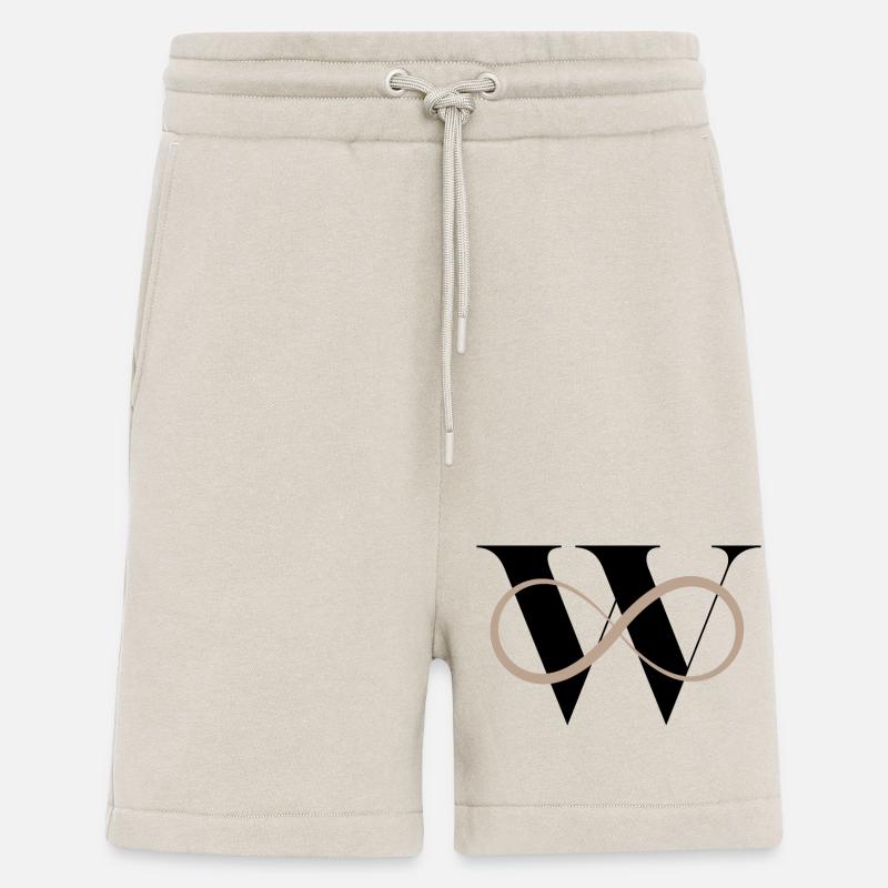 Unendlich w Buchstabe - Shorts - made by SPREAD - WARM CLAY