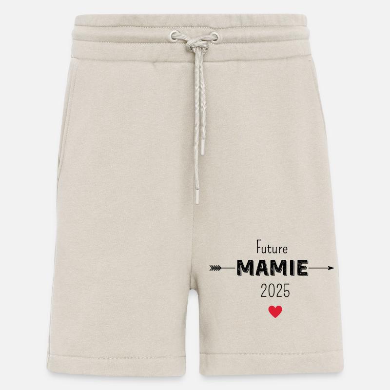 Future mamie 2025 - Short bio décontracté fabriqué en UE - WARM CLAY