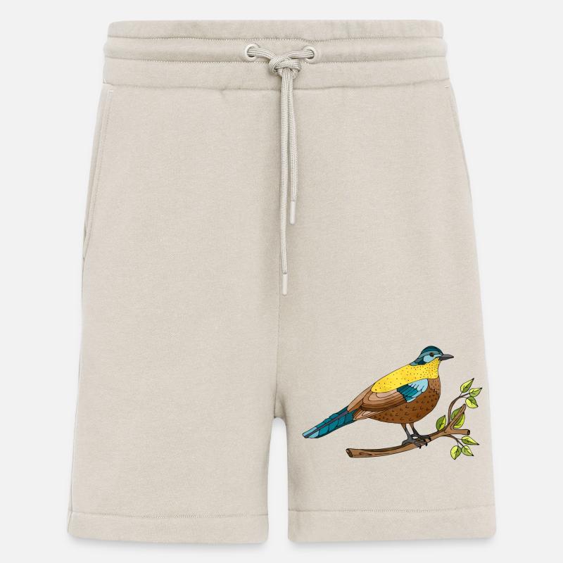 Bunter Vogel - Shorts - made by SPREAD - WARM CLAY